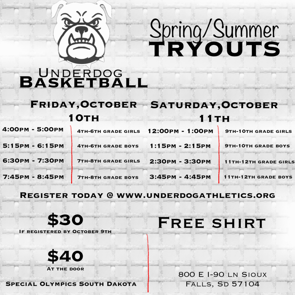 Underdog Athletics Tryouts