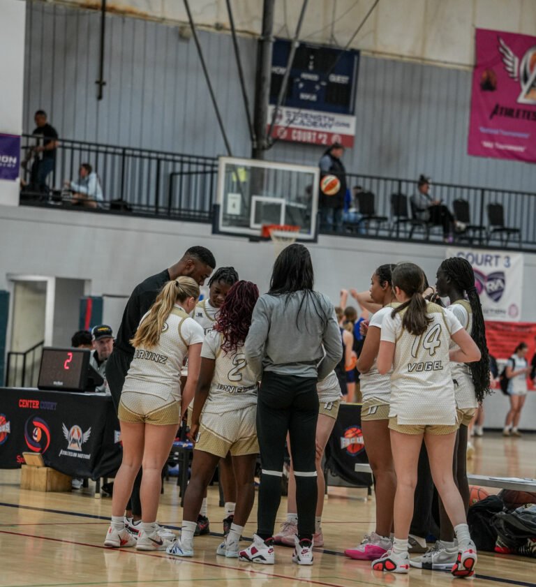 UDA Elite huddle.