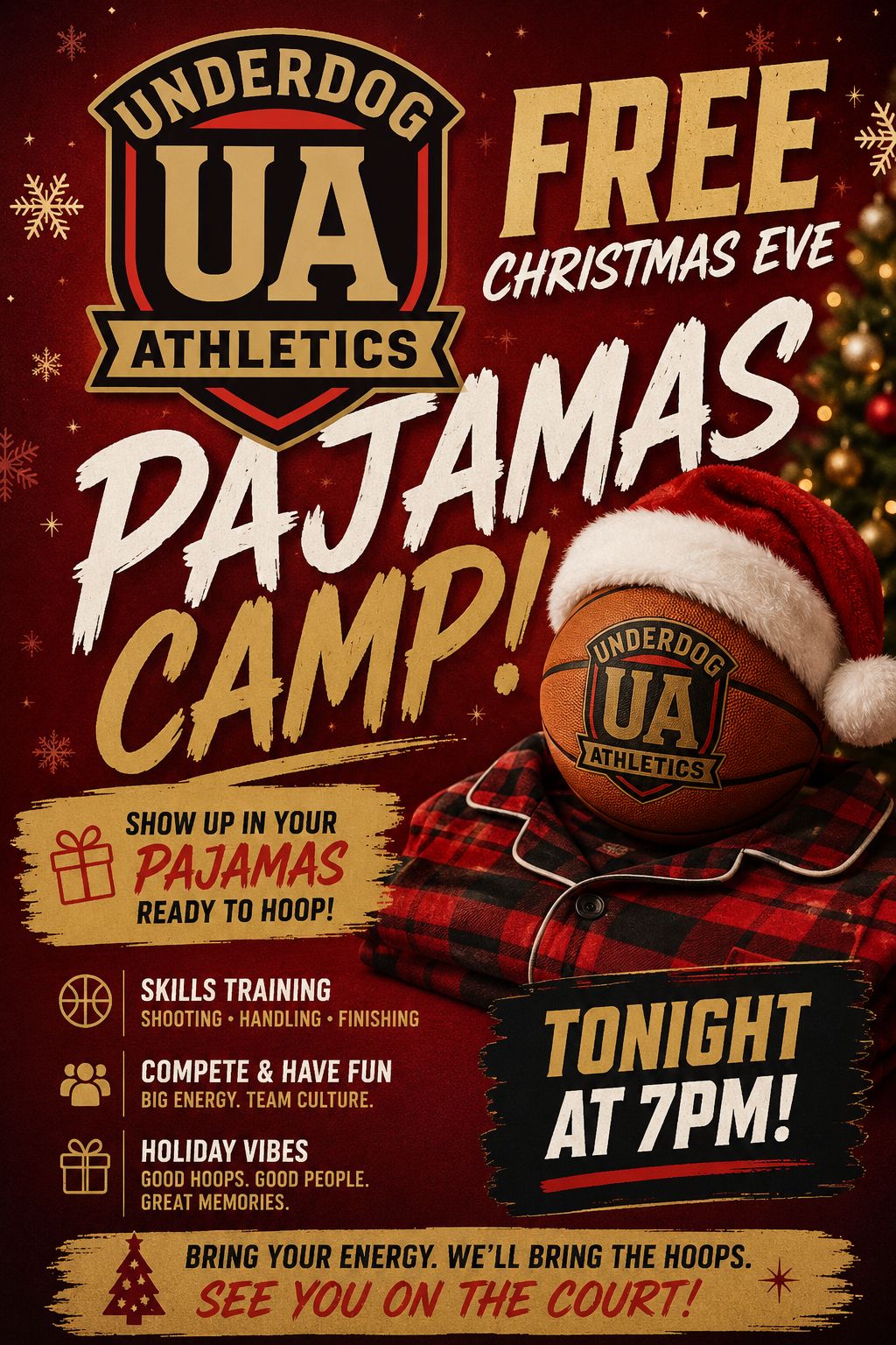 UDA Elite Christmas Eve Pajamas Camp.